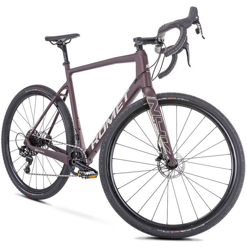 Rower gravel ROMET Nyk U23 28 cali Brązowo-beżowy 2023