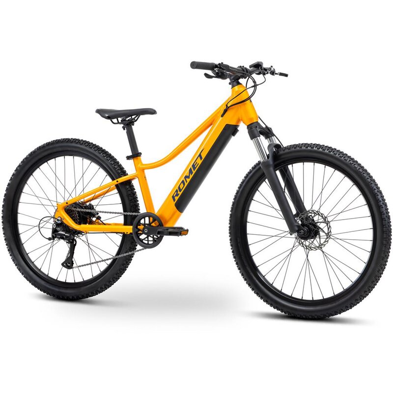 Rower elektryczny ROMET E-Rambler JR 1.0 504 U12 26 cali Pomarańczowy