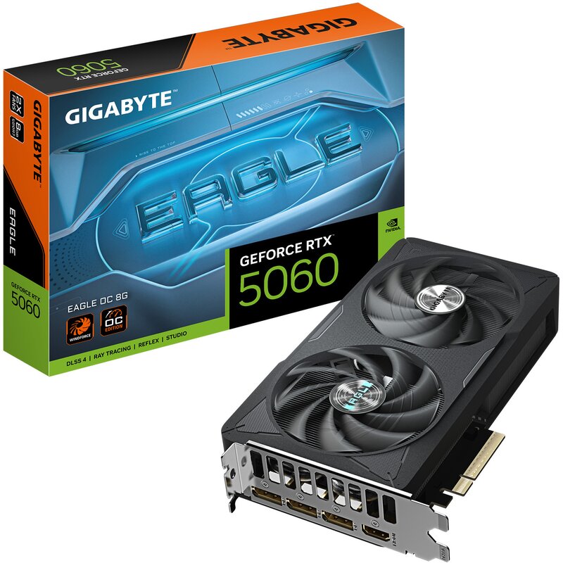 Karta graficzna GIGABYTE GeForce RTX 5060 Eagle OC 8GB DLSS 4.5