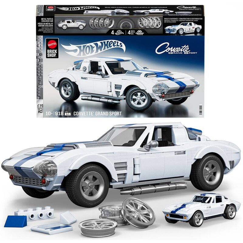 Klocki plastikowe BRICK SHOP Hot Wheels Elite Series Corvette Grand Sport JGR31