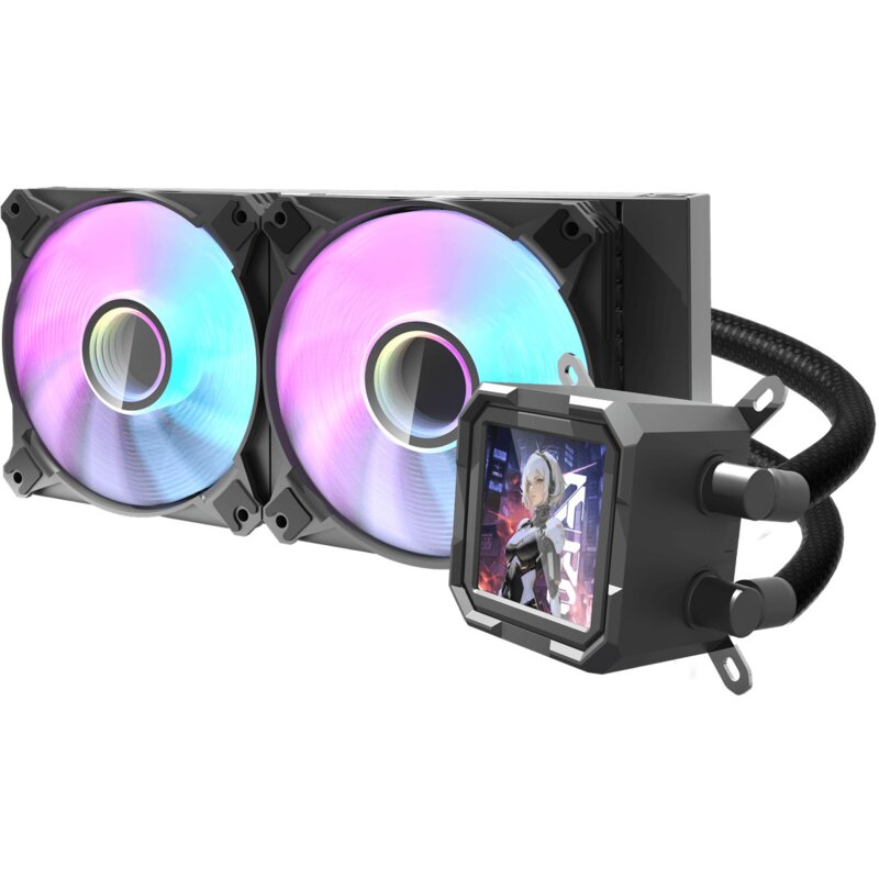 Chłodzenie wodne DARKFLASH DV240S Czarny