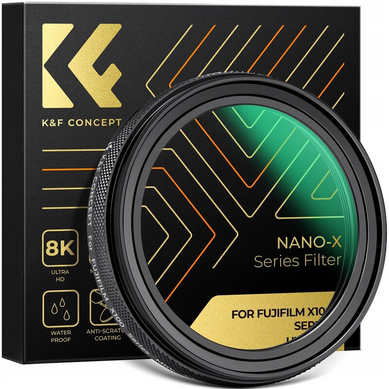 Filtr UV K&F CONCEPT KF01.2882 do FujiFilm Czarny