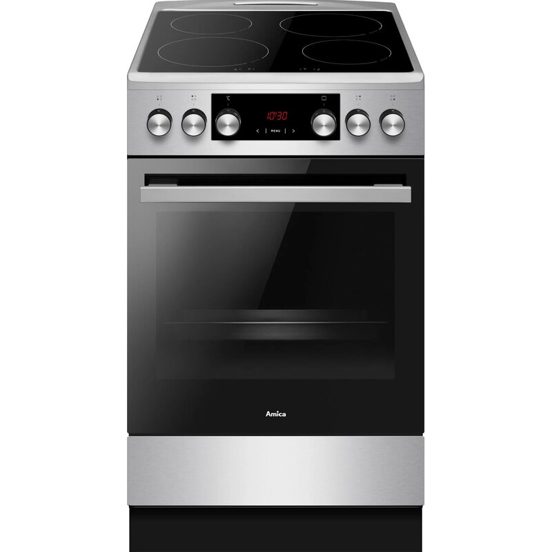 Kuchnia AMICA 523IE3.323PAHTSDP(XX) Termoobieg Drabinki Prowadnice teleskopowe Pizza Steam 300˚C
