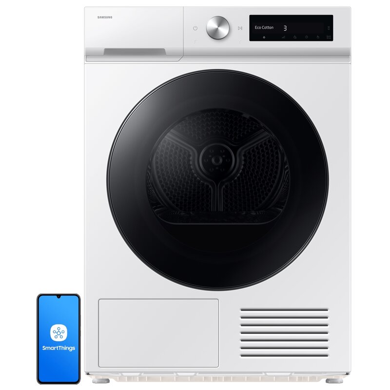 Suszarka z pompą ciepła SAMSUNG AI Seria 7000 DV90DB7845GWU4 9kg Optimal Dry QuickDrive™ Suszenie 35'