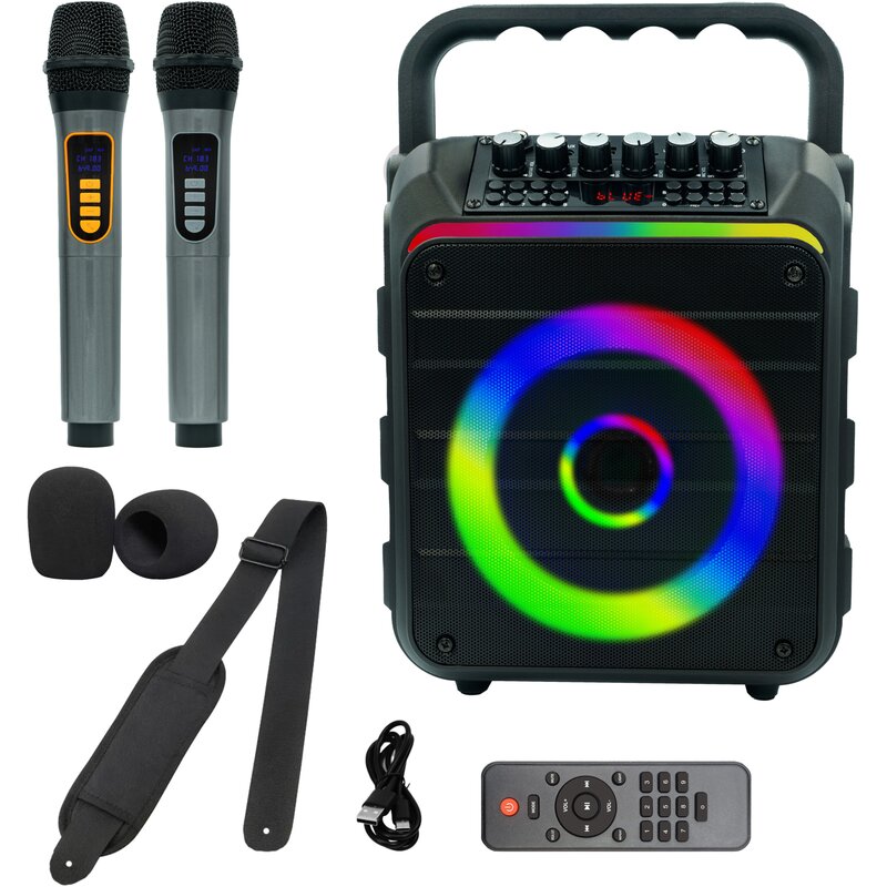 Musicmate MM-SC300 SoundRider 18W Bluetooth Mikrofon Karaoke Czarny