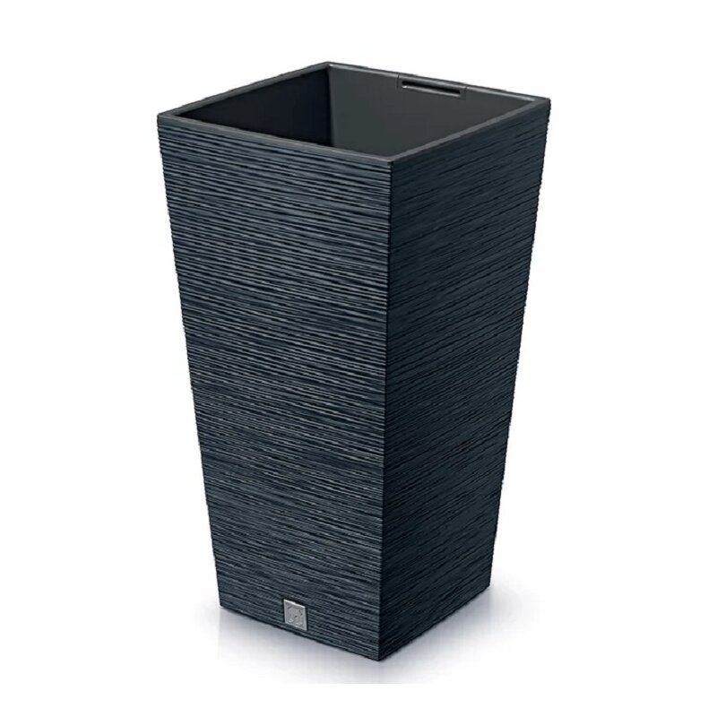Doniczka PROSPERPLAST Furu Square DFSH300-S433 35L Antracytowy