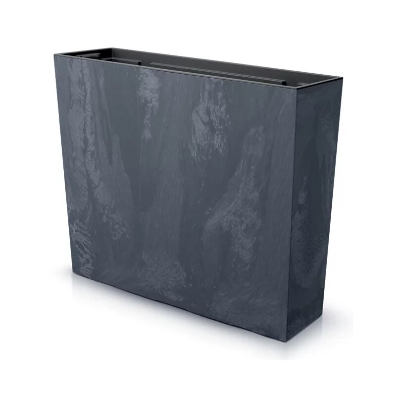 Donica PROSPERPLAST Urbi Case Beton Effect (49.8 x 58 x 18 cm) 44L Antracytowy