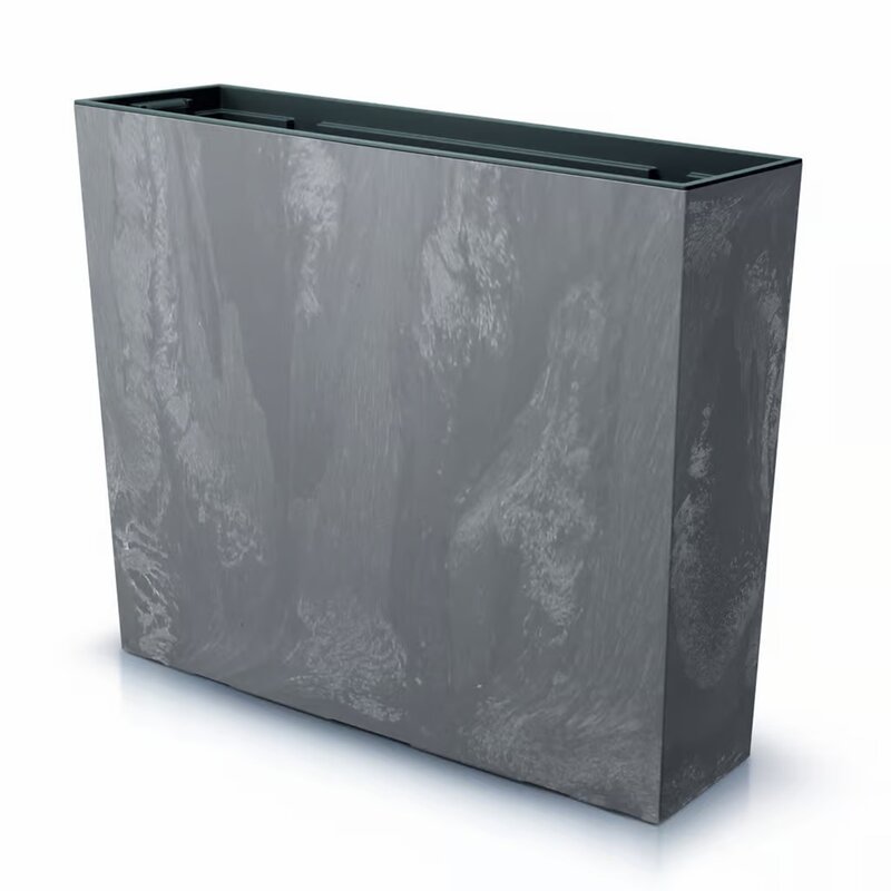 Donica PROSPERPLAST Urbi Tower Beton Effect DUC800TE-425U Ciemnoszary