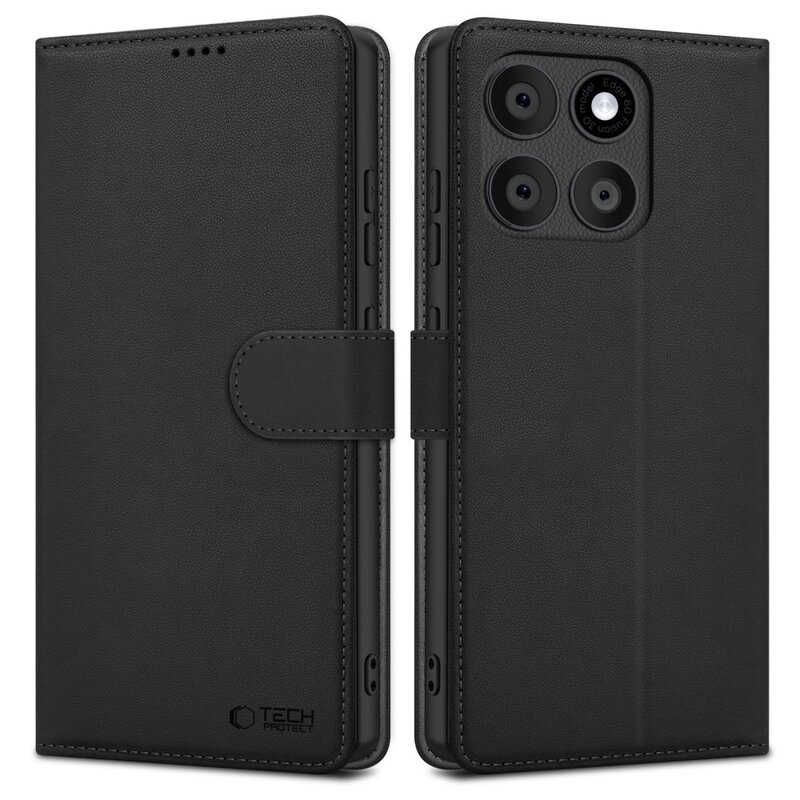 Etui TECH-PROTECT Wallet do Motorola Edge 60 Fusion Czarny