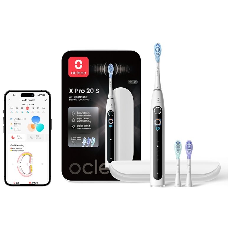Szczoteczka soniczna OCLEAN X Pro 20 Set Biały