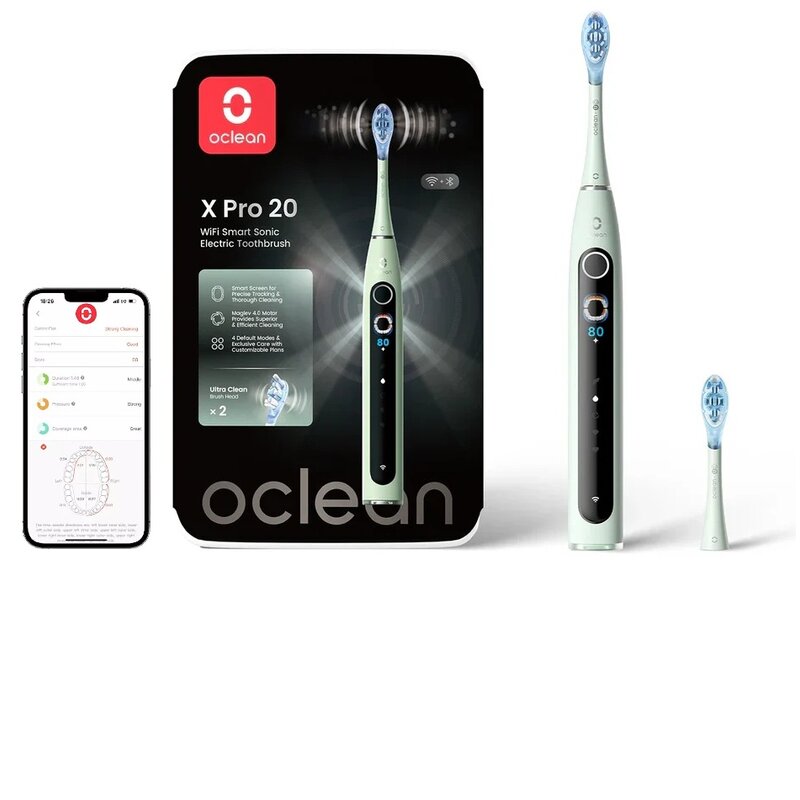Szczoteczka soniczna OCLEAN X Pro 20 Miętowy