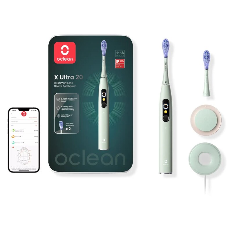 Szczoteczka soniczna OCLEAN X Ultra 20 Miętowy