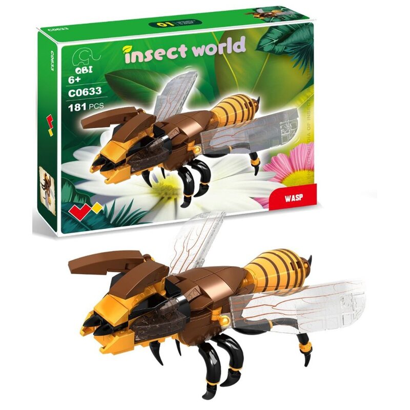 Klocki plastikowe QBI Insect world Osa C0633-1