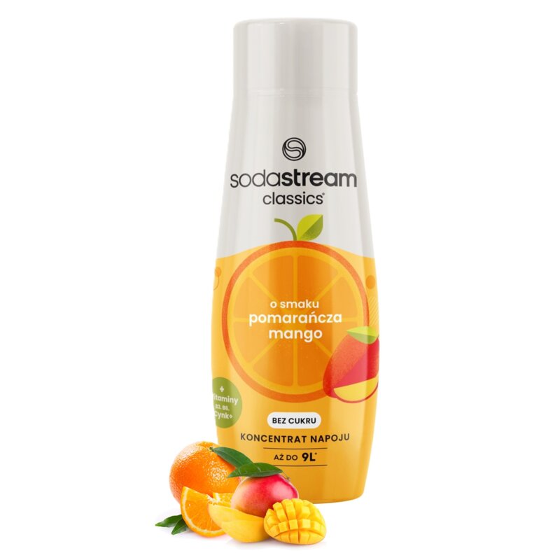 Syrop do saturatorów SODASTREAM Pomarańcza Mango Zero 440 ml bez cukru