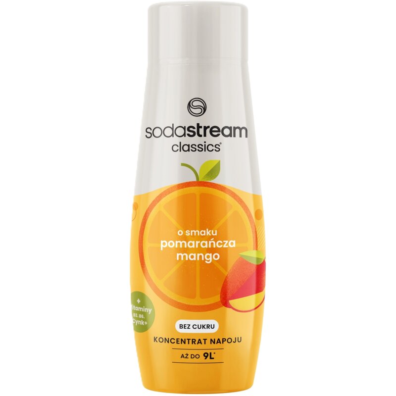 Syrop do saturatorów SODASTREAM Pomarańcza Mango Zero 440 ml bez cukru