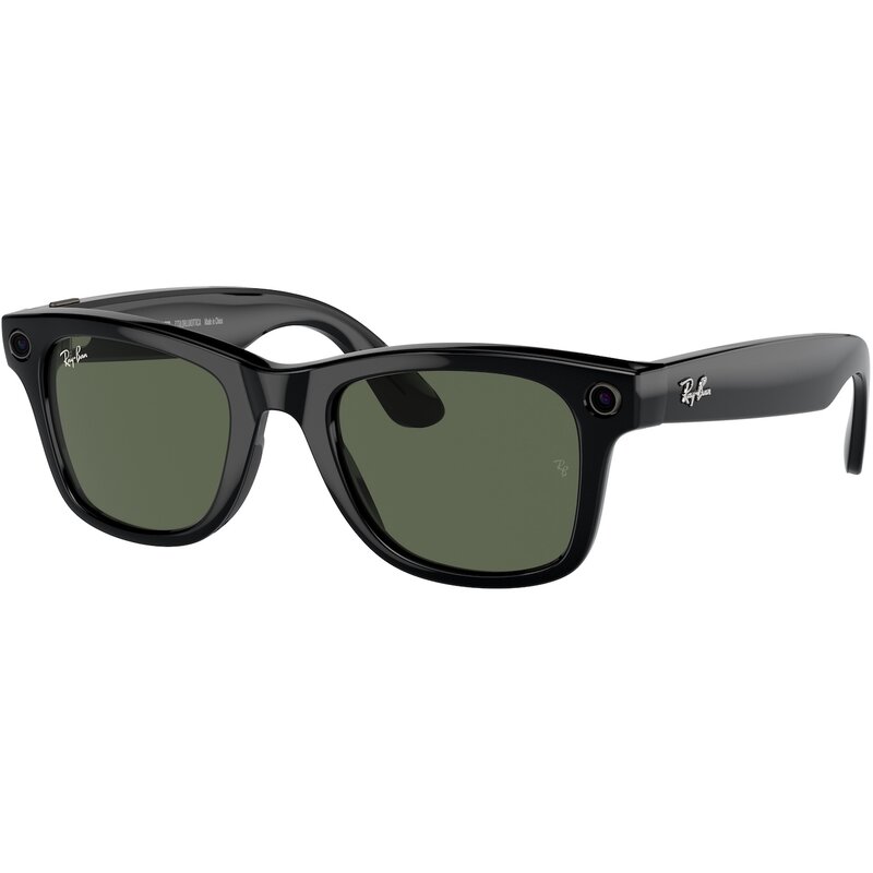 Okulary RAY BAN Meta Wayfarer Czarny połysk
