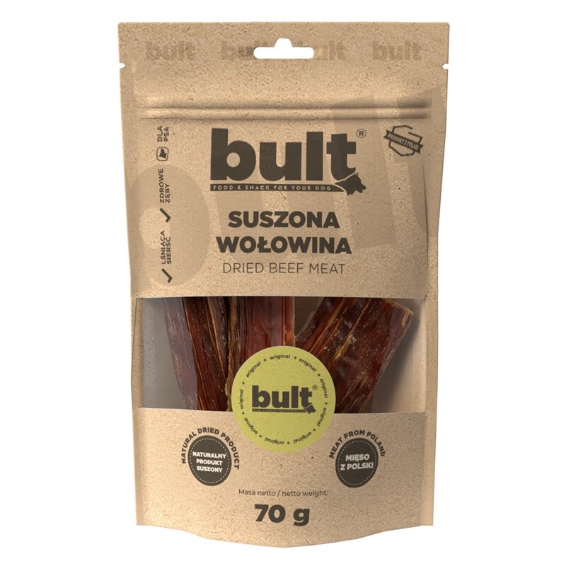 BULT Eko Suszona wołowina - przysmak dla psa - 70g