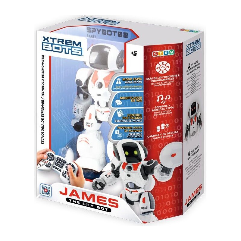 Robot zdalnie sterowany XTREM BOTS James The Spy Bot