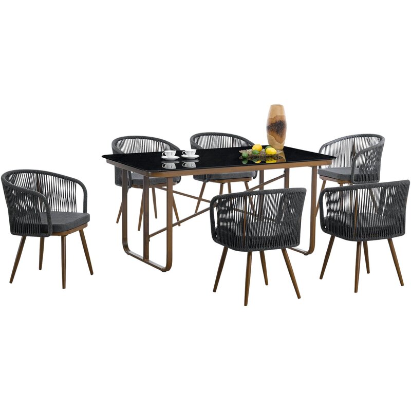Zestaw mebli ogrodowych PATIO Bernadette 47554  Brązowo-szary