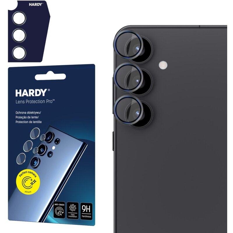 Nakładka na obiektyw 3MK Hardy Lens Protection Pro do Samsung Galaxy S25 Czarny