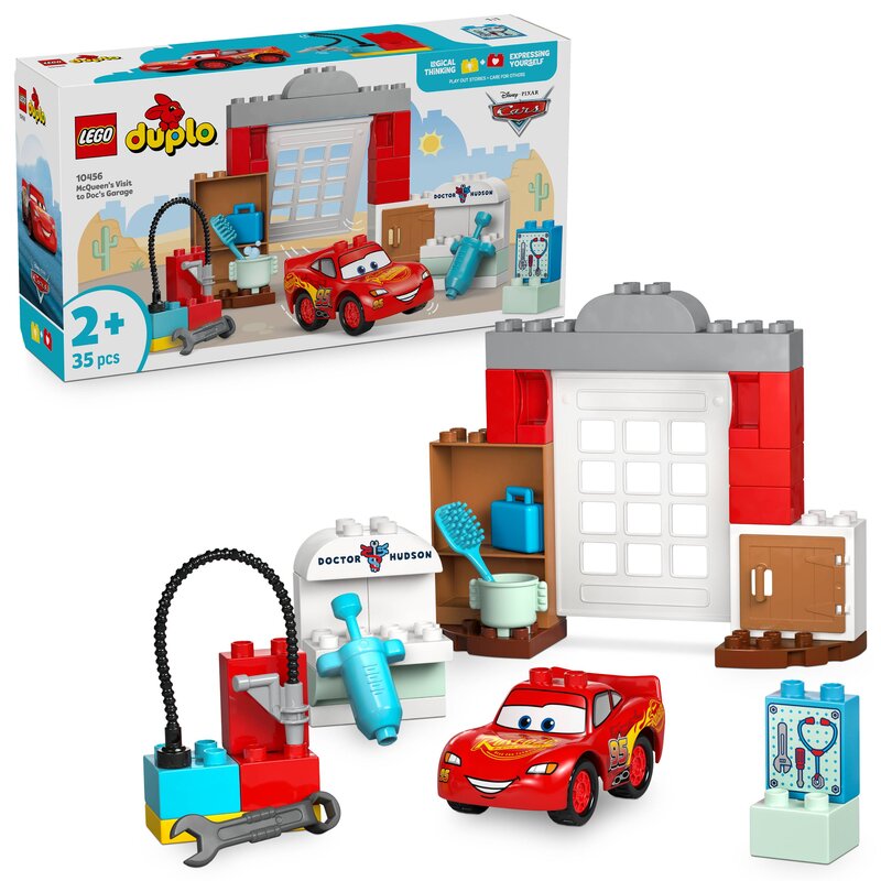 LEGO 10456 DUPLO Disney Wizyta McQueena w warsztacie Wójta