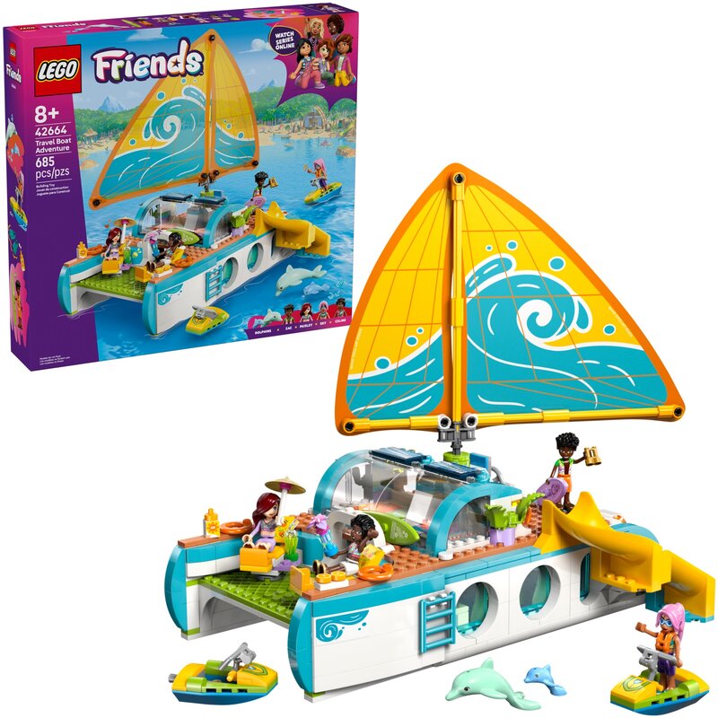 LEGO 42664 Friends Przygoda na łodzi