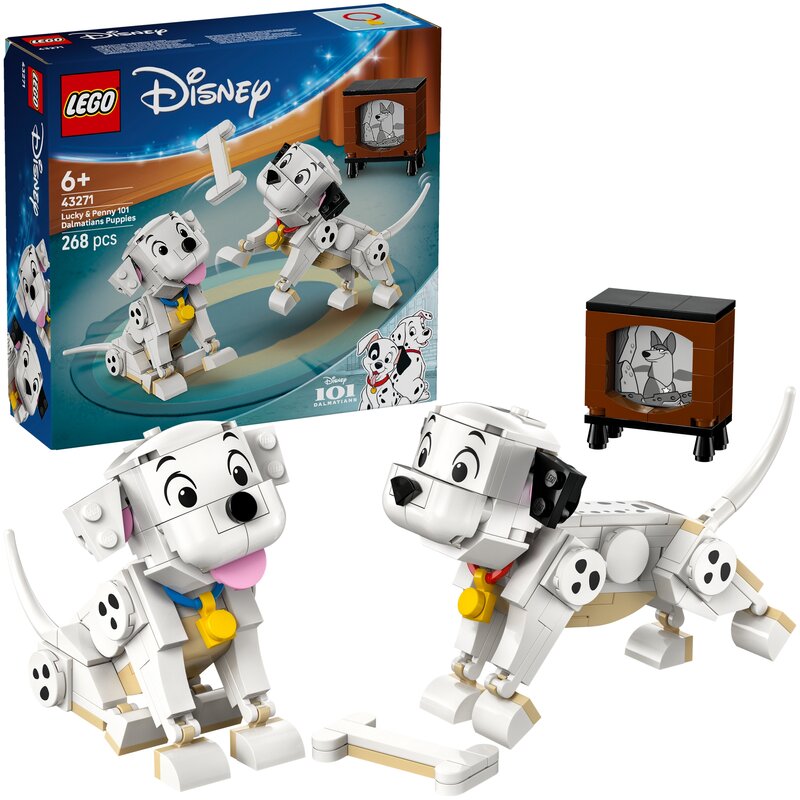 LEGO 43271 Disney Classic 101 dalmatyńczyków - Szczeniaczki Szczęściarz i Penny