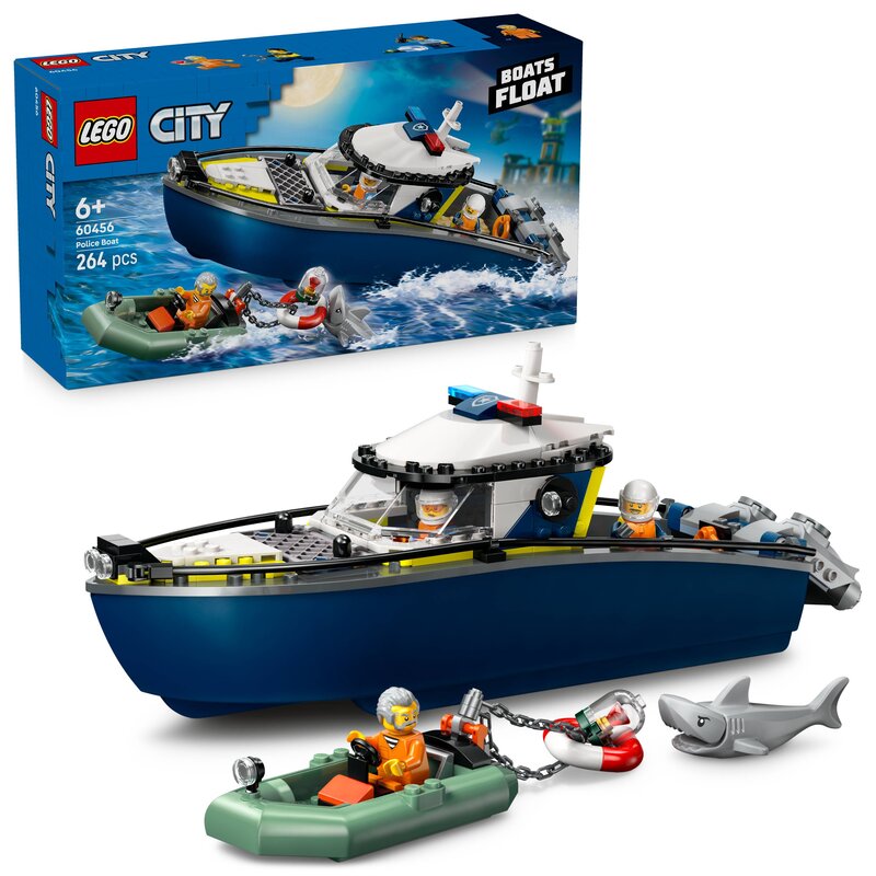 LEGO 60456 City Pościg łodzią policyjną