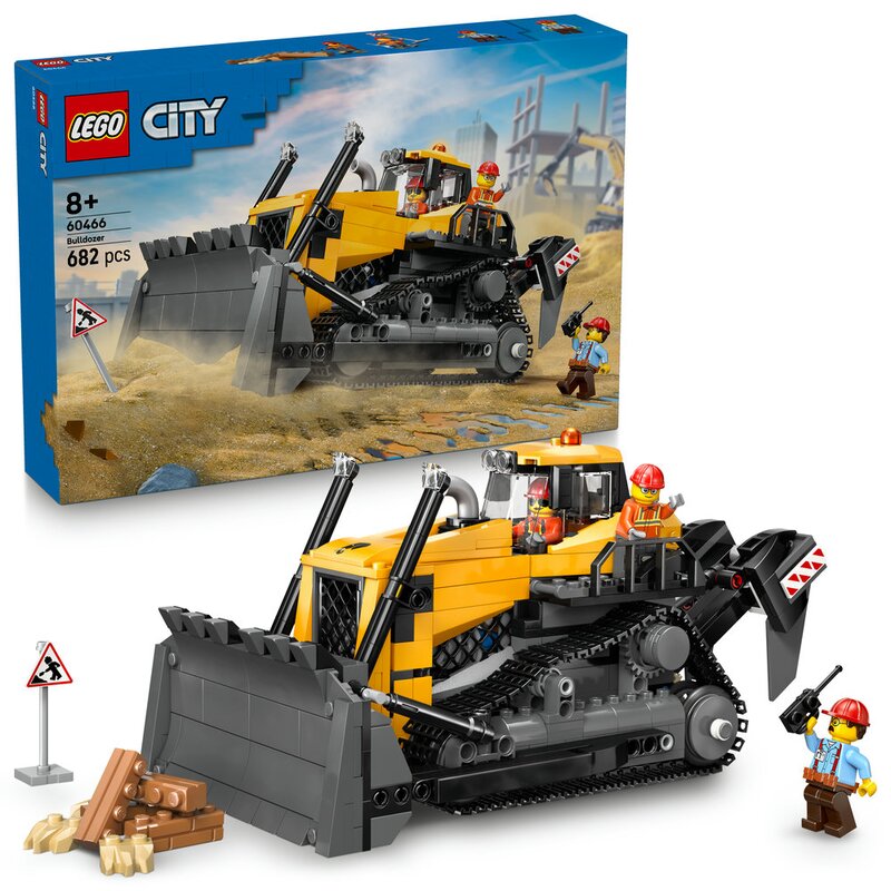 LEGO 60466 City Żółty buldożer
