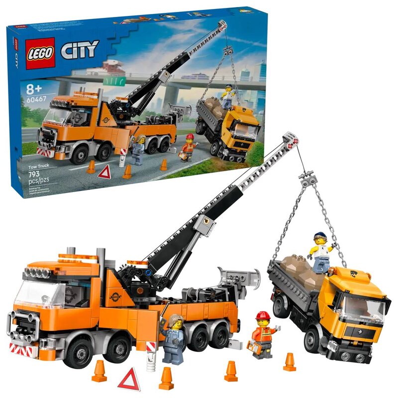 LEGO 60467 City Wóz holowniczy z dźwigiem