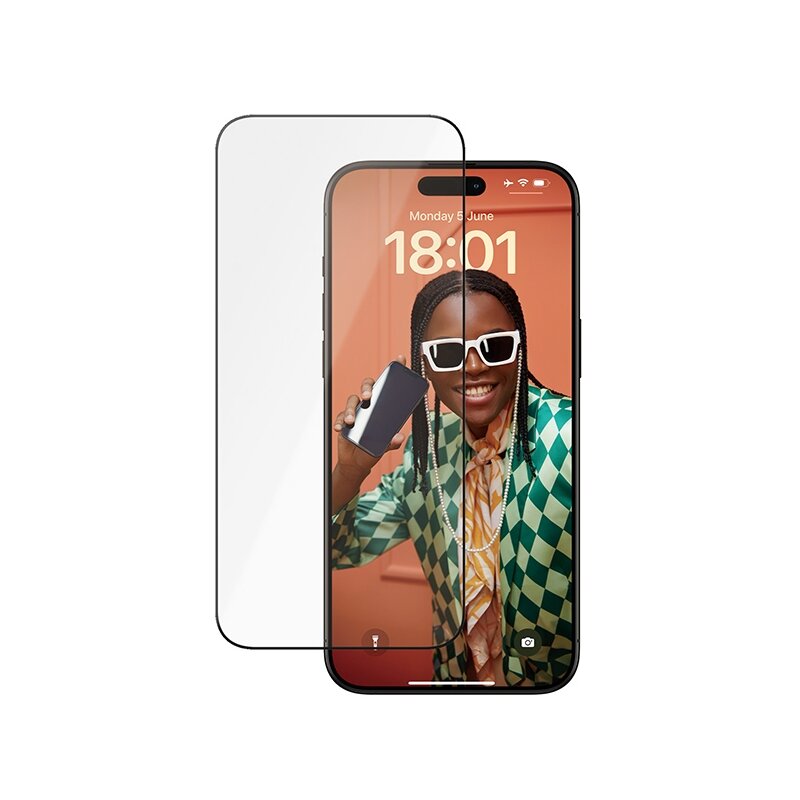 Szkło hartowane PANZERGLASS Ceramic Ultra-Wide-Fit do Apple iPhone 15 Pro Max