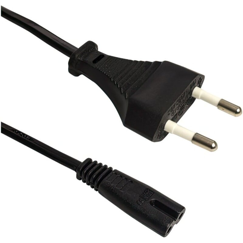 Kabel zasilający EU 2 pin (CEE 7/16) - IEC 320 C7 DMP 3 m