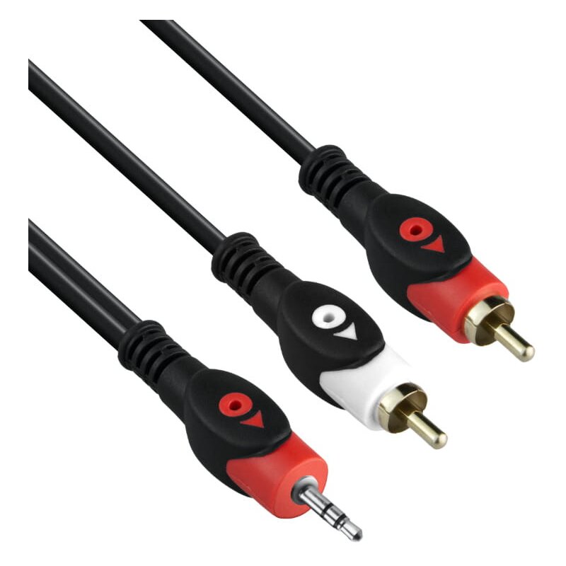 Kabel Jack 3.5 mm - 2x RCA DPM BMEN36 5m