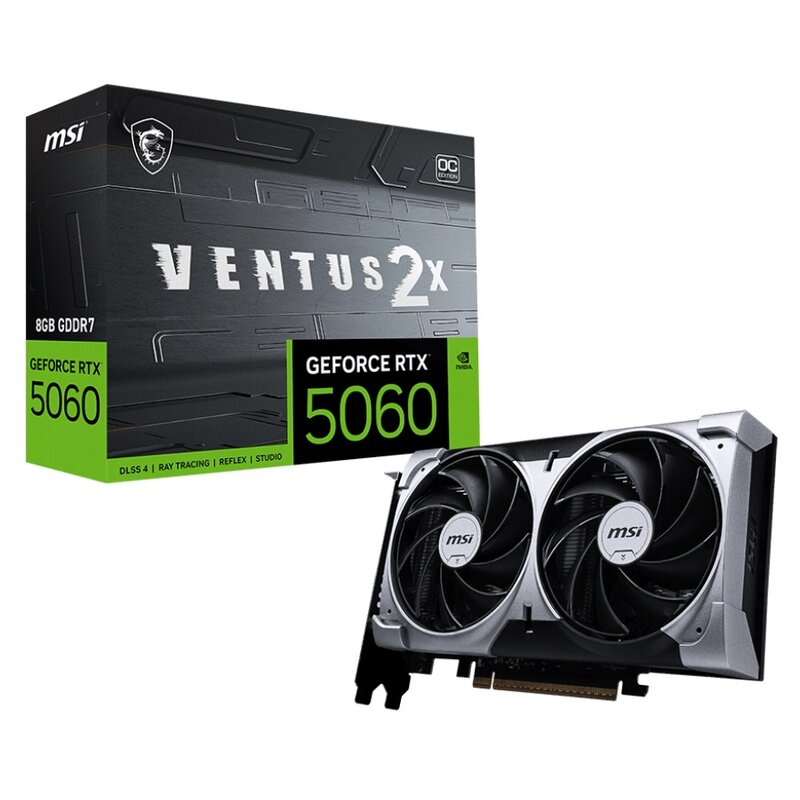 Karta graficzna MSI GeForce RTX 5060 Ventus 2X OC 8GB DLSS 4.5