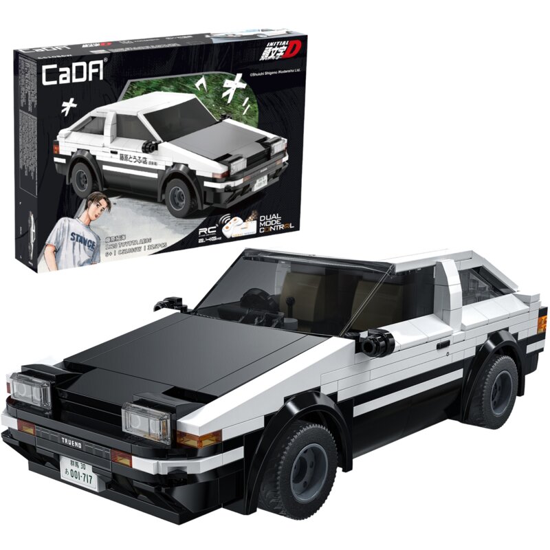 Klocki plastikowe CADA Toyota Trueno AE86 Zdalne sterowanie C51086W