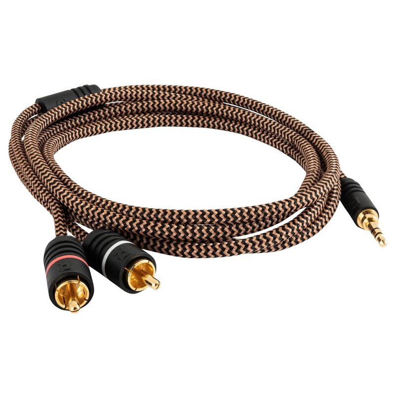 Kabel Jack 3.5 mm - 2x RCA PROSON Arctic 2m