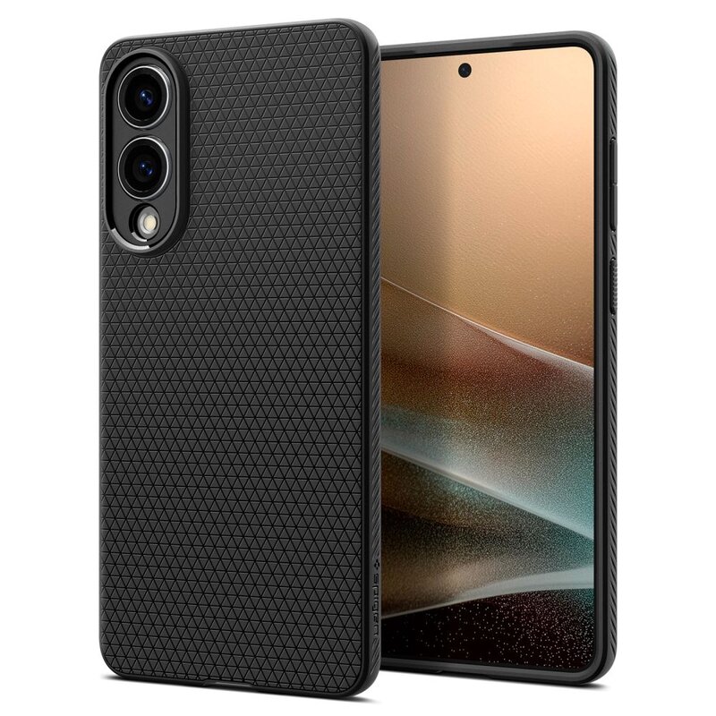 Etui SPIGEN Liquid Air do Samsung Galaxy S25 Edge Czarny Mat