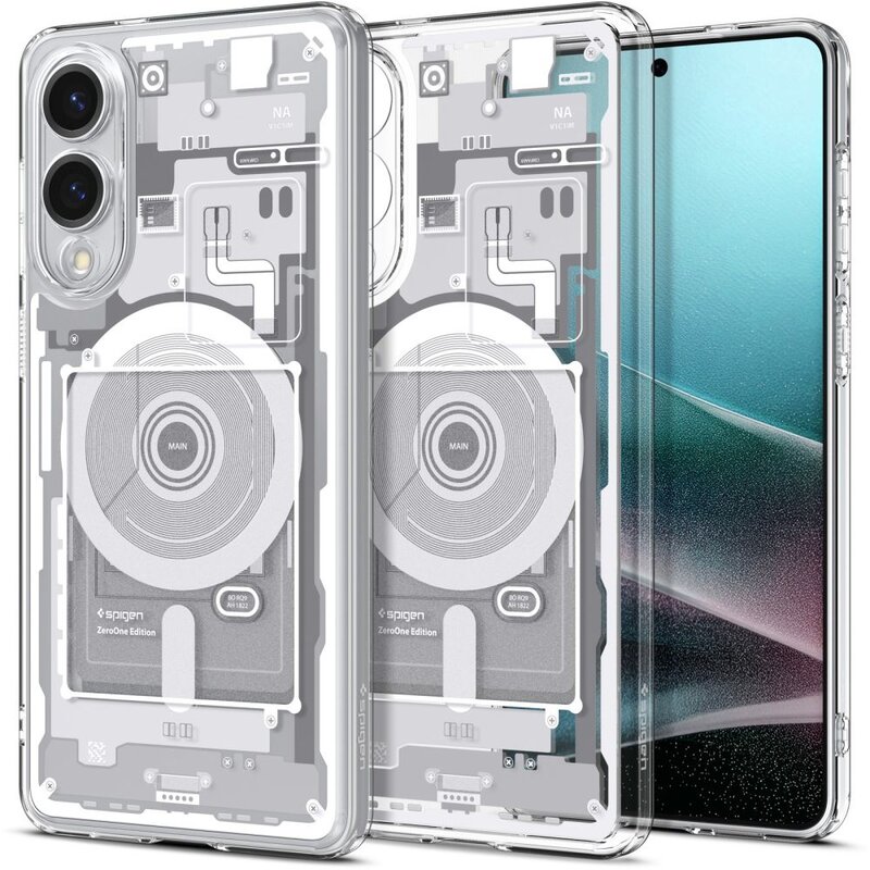 Etui SPIGEN Ultra Hybrid MagSafe do Samsung Galaxy S25 Edge Zero One Biały