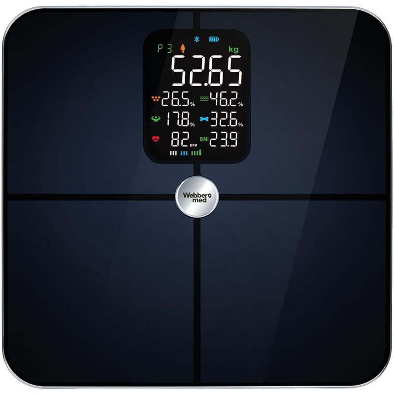 Waga łazienkowa WEBBER Bonita SBS-1321B-B Czarny