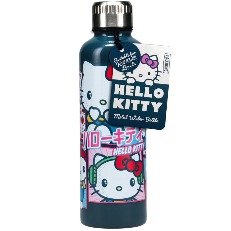 Paladone Metal Water Bottle Hello Kitty