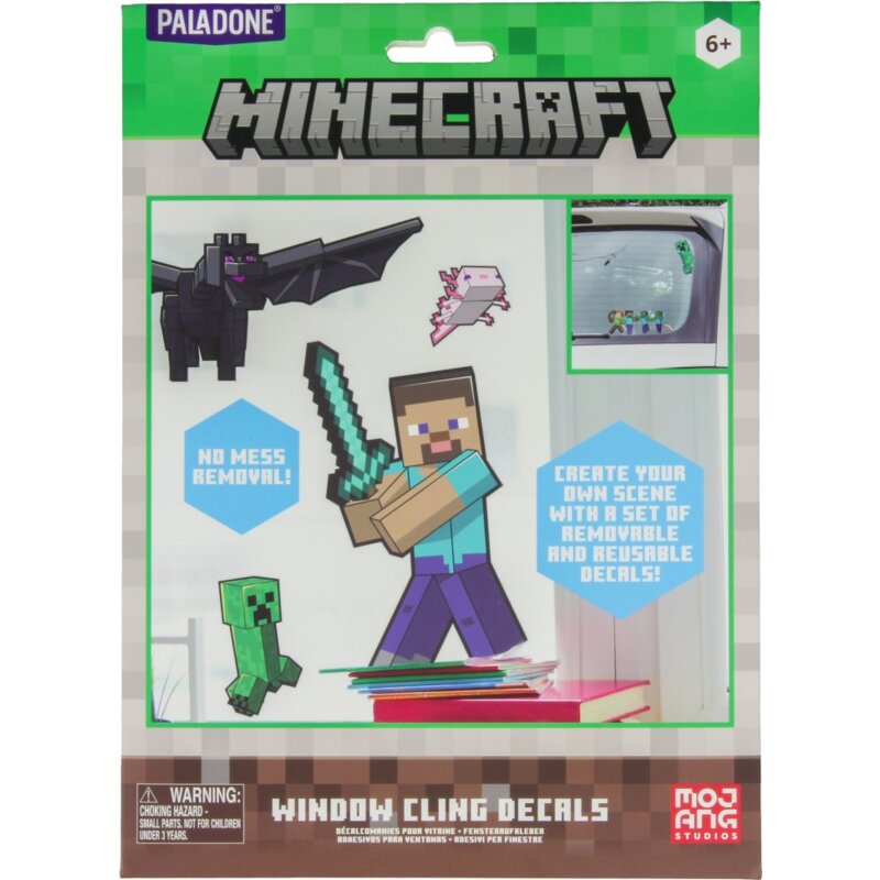 Paladone Dekoracyjne na szybę Minecraft Window Cling Decals