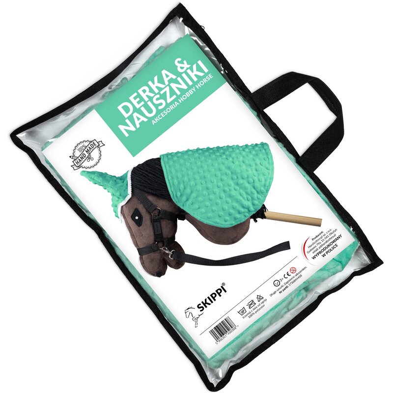 Derka i nauszniki SKIPPI Hobby Horse GAD03041 Miętowy