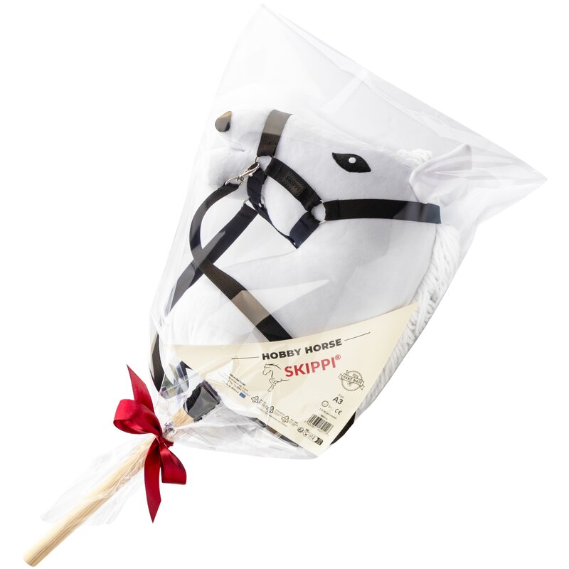 Koń na kiju SKIPPI Hobby Horse GAD02982 A3 Biały