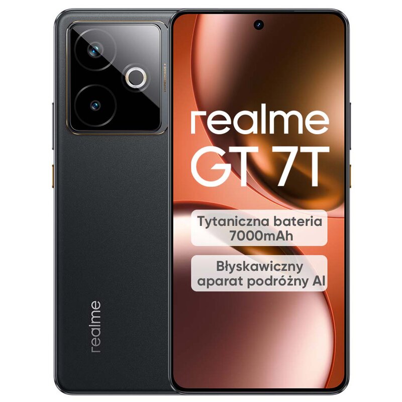 Smartfon REALME GT 7T 5G 12/256GB 6.78" 120Hz Czarny