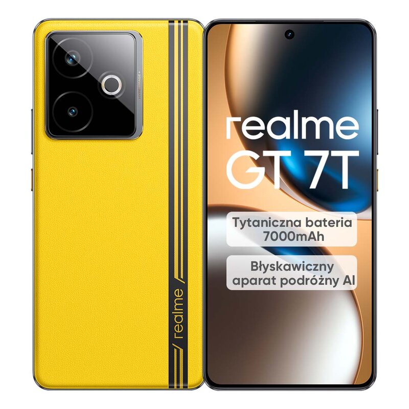 Smartfon REALME GT 7T 5G 12/256GB 6.78" 120Hz Żółty