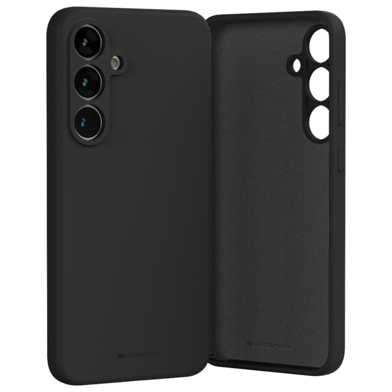 Etui MERCURY Silicone do Samsung Galaxy S24 FE Czarny