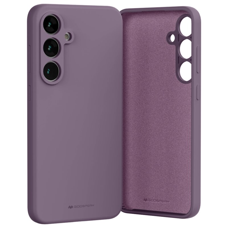 Etui MERCURY Silicone do Samsung Galaxy S24 FE Fioletowy