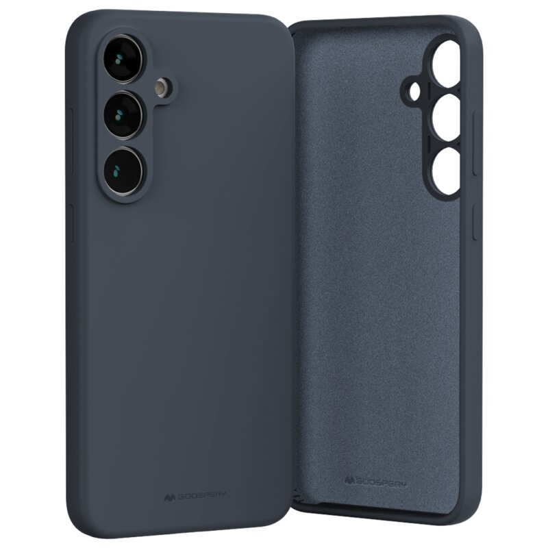 Etui MERCURY Silicone do Samsung Galaxy S24 FE Granatowy