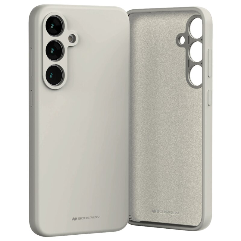 Etui MERCURY Silicone do Samsung Galaxy S24 FE Kamienny