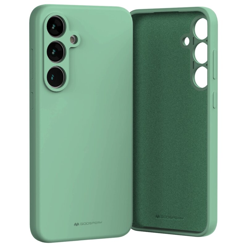 Etui MERCURY Silicone do Samsung Galaxy S24 FE Zielony